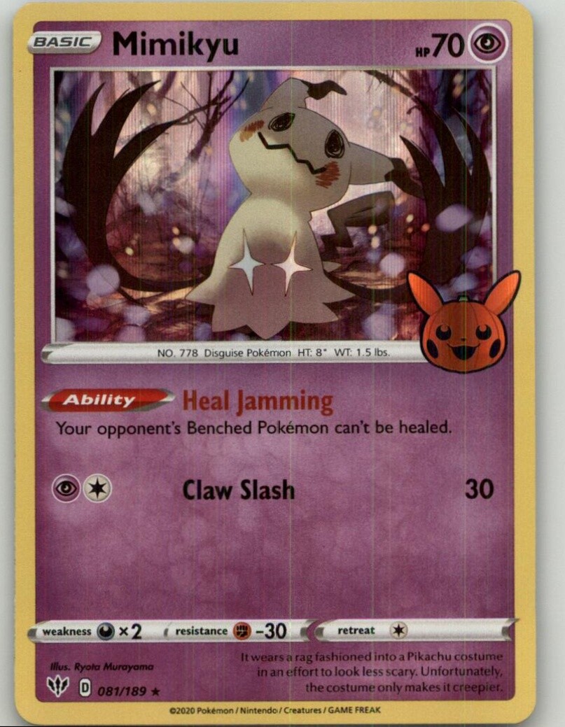 Pokemon Miscellaneous Cards & Products Mimikyu #081/189 Promo | eBay