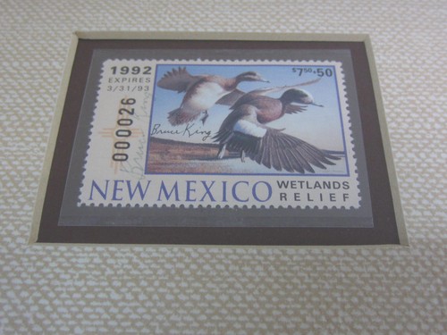 Robert Steiner 1992 New Mexico Duck Stamp Print Governors Edition Signed - Picture 9 of 12