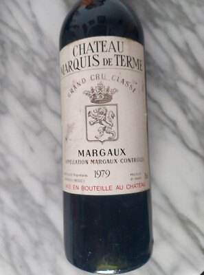 Chateau Marquis de Terme Margaux Grand Cru Classé 1979