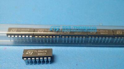 (7 PCS) TL084CN STMICRO J-FET Amplifier 4 Circuit - 14-DIP