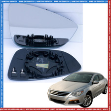 Right Driver side Wing mirror glass for VW Passat CC 2008-2012 Heated