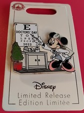 Disney Pin Doctors Day 2022 Minnie Mouse Pin Limited Release FREE SHIPPING NOC