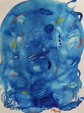 Original ABSTRACT Naive FOLK Outsider SELF TAUGHT Mary Carol art MCW Primitive