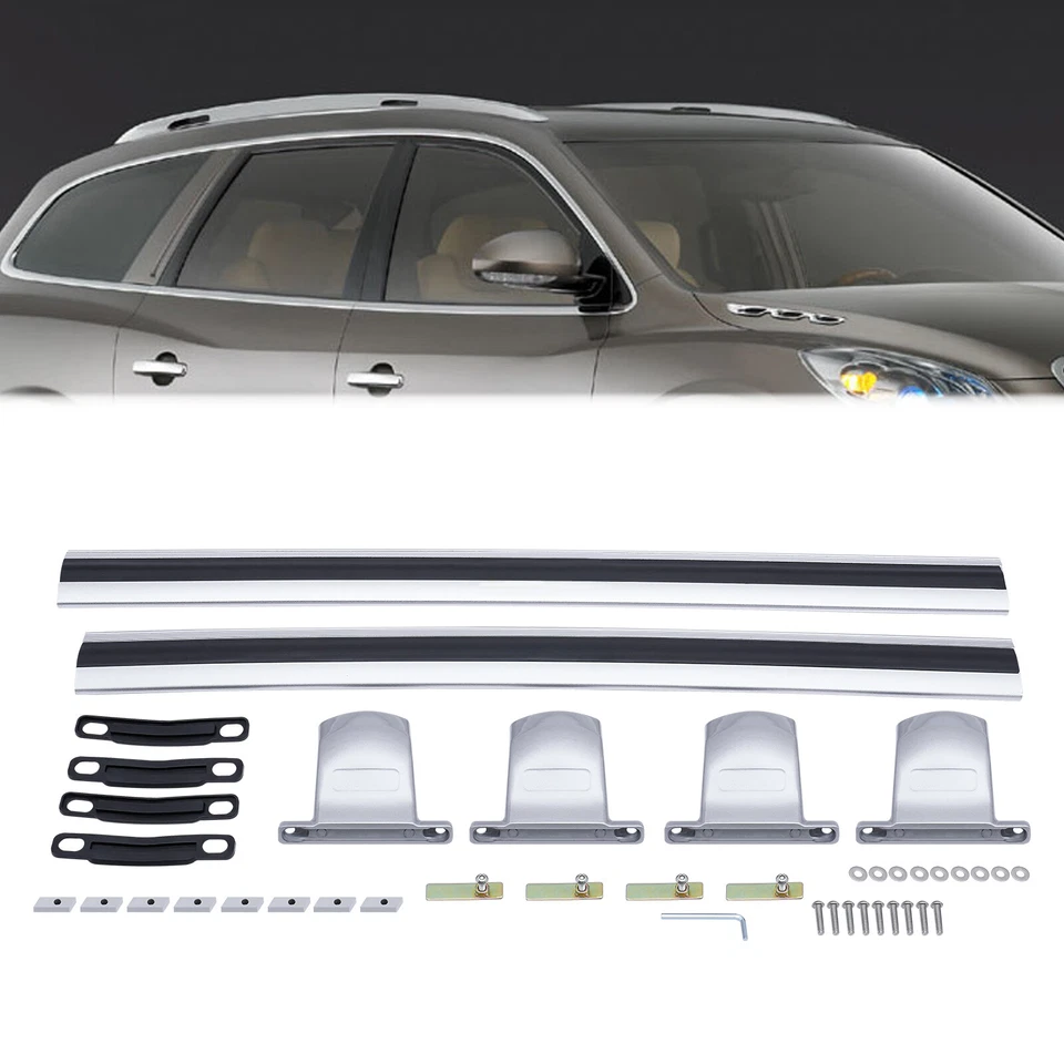 Roof Rack Set Cross Bar Luggage Cargo Carrier For Buick Enclave 2009 2010-2016 Foto 3 de 4