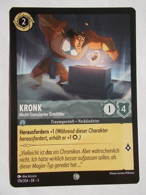 Disney Lorcana Karte Himmelsleuchten 178/204 KRONK