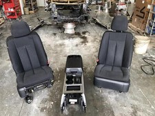 2015-2017 Ford Expedition Black Cloth Front Seats Wpower No Console