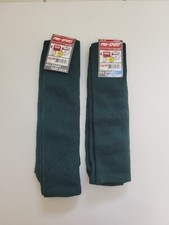 Lot of 2 Pairs Sports Socks, Baseball, Football, Soccer, etc., Adult L, Green