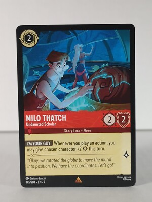 Milo Thatch - Undaunted Scholar - Archazia's Island - 145/204 - Rare - B