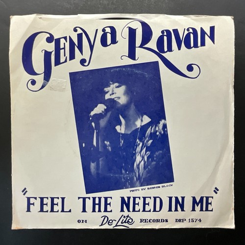 Genya Ravan, Feel The Need In Me, Promo, 7
