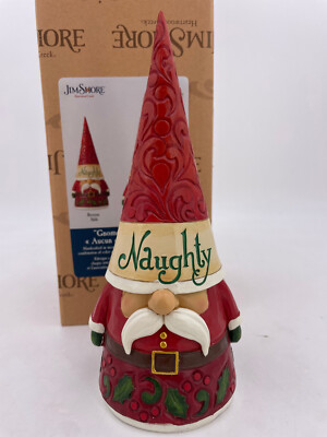 Enesco Jim Shore - Naughty/Nice Two-Sided Gnome (8.25'') #6009185