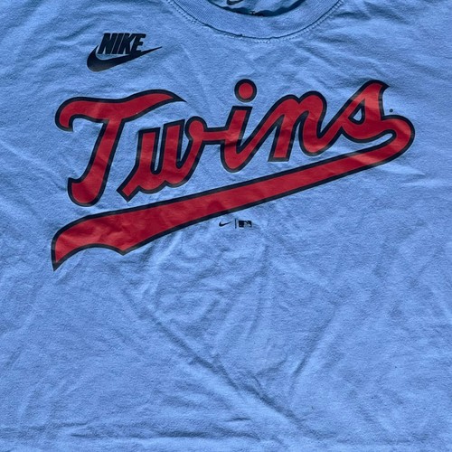 Camiseta para hombre Nike talla XL béisbol Minnesota Twins manga corta MLB azul - Imagen 2 de 4