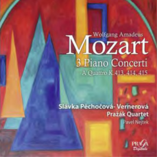 Wolfgang Amadeus Moza Wolfgang Amadeus Mozart: 3 Piano Concerti a Quattro. (CD)