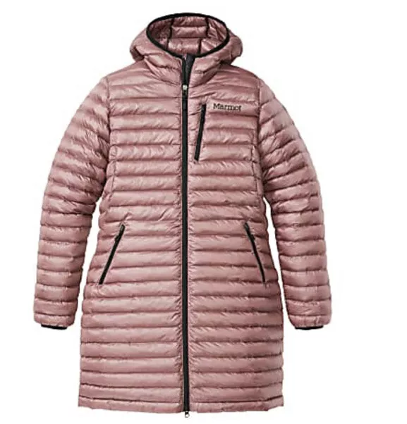 Marmot Women s Long Avant Featherless Hoody Pink L New With