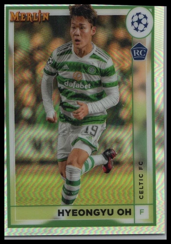 2022-23 Merlin Chrome UEFA Club Competitions #36 Hyeongyu Oh Refractor