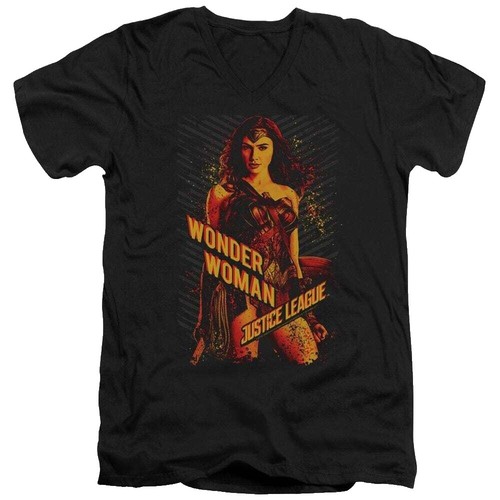 Wonder Woman Movie Distressed Logo T-Shirt For Women - Officially Licensed - View #2