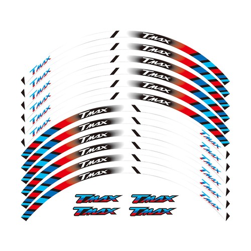 For Yamaha TMAX T-Max 530 560 Motorcycle Wheel Sticker Reflective Rim Tape - Picture 9 of 19