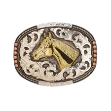Crumine Western Horse Head Engraved Buckle C1001707