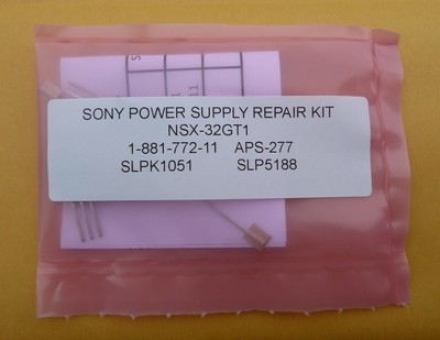 Sony NSX40GT1 NSX32GT1 1-474-246-11 APS277 P/S Board Repair Kit 1-882-772-11