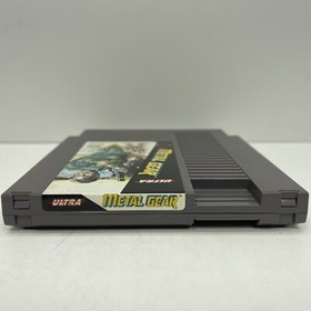 Metal Gear (Nintendo Entertainment System NES, 1988) Authentic Cartridge Tested