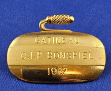 Canadian International Paper 1982 C.I.P. Bonspiel GATINEAU Quebec Curling Pin