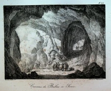 Godefroy Engelmann Lithograph 1820s Balme Cave in Savoie #27