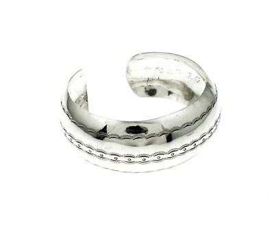 Mexiko Sterlingsilber Navajo Stil geschwungenes Armreif Armband 