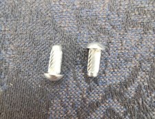 Classic Mini engine number identification plate rivets PAIR 2A895  Morris Austin