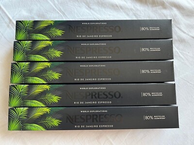 NESPRESSO 50 CAPSULES Rio de Janeiro Espresso World Explorations 2022ORIGINALLIN
