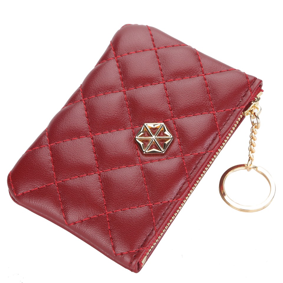 Fashion Small Paw Print Wallets Women Soft PU Leather Card Holder Purses