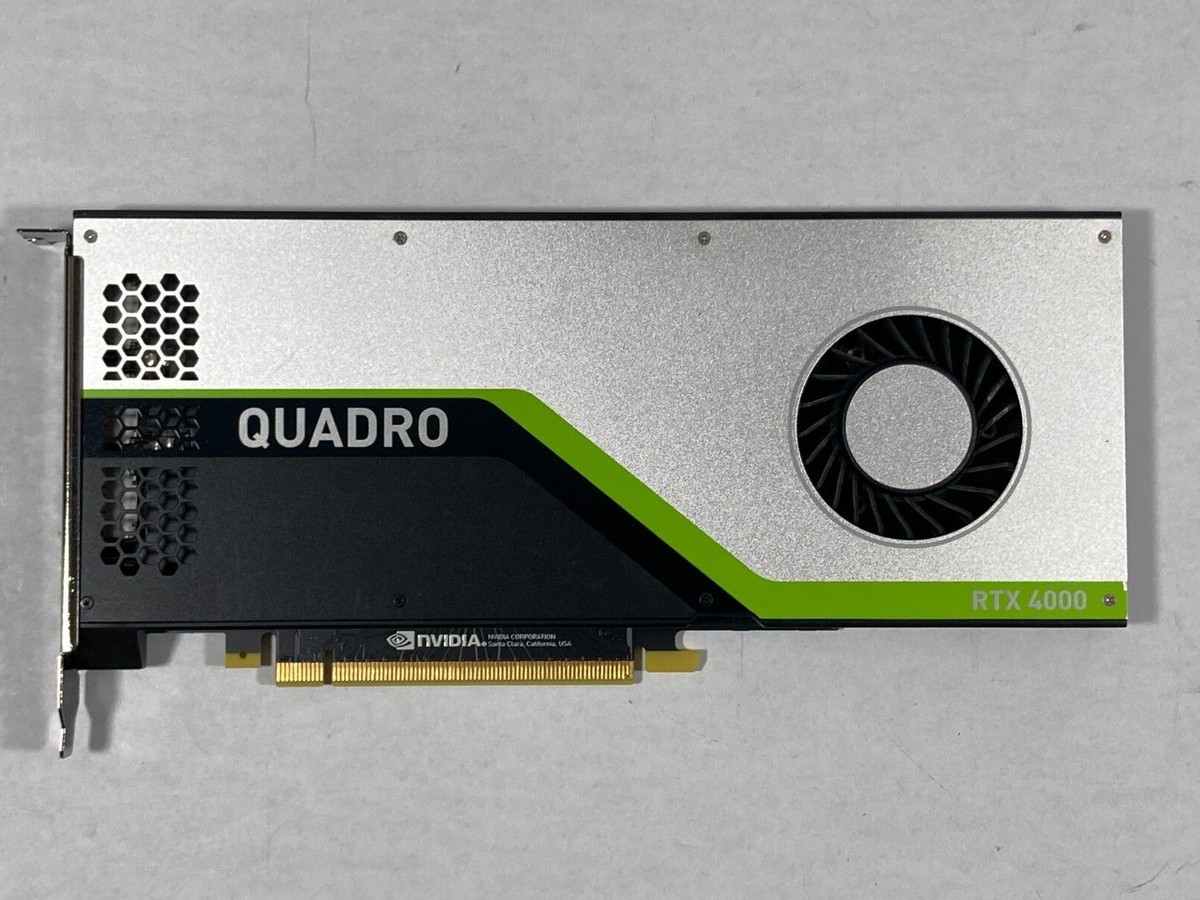 NVIDIA QUADRO RTX 4000 8GB GDDR6 Turing Workstation Graphics