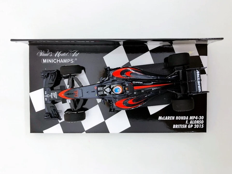Minichamps 2015 McLaren Honda MP4-30 Fernando Alonso (British GP) 1/43 - Immagine 2 di 2