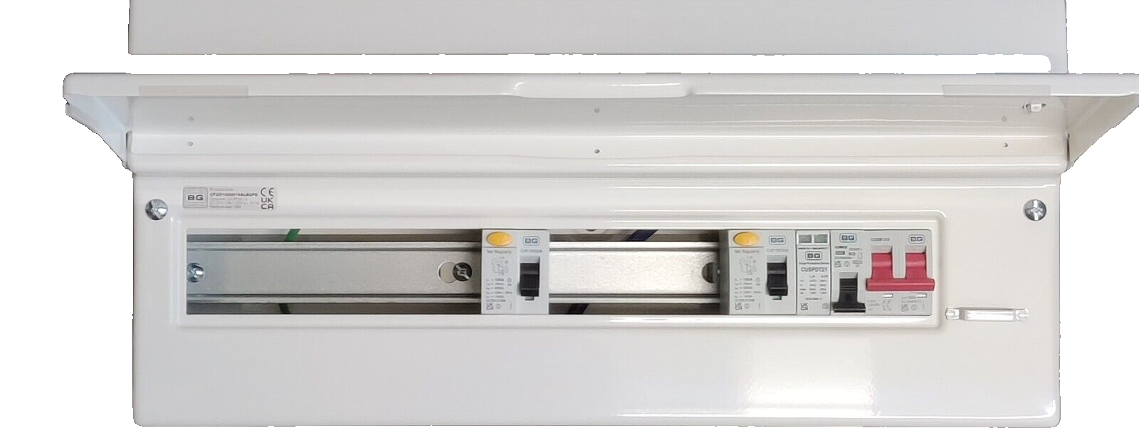 BG Fortress 22 Mod 14 Way 100A Switch Metal Consumer Unit CFUD1000014ALBSPD