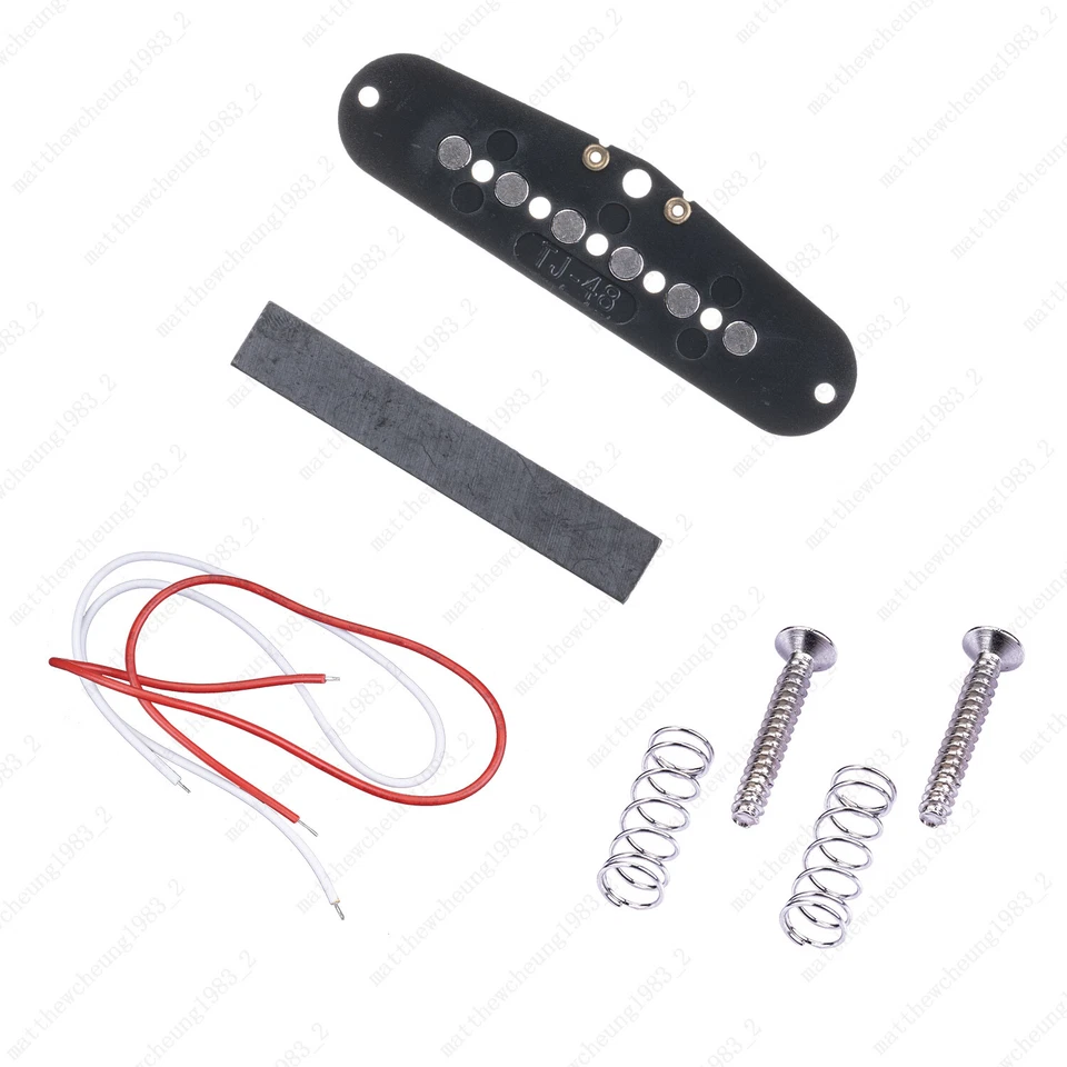 Making ST Electric Guitar Single Coil Pickup Bobbin/Cover/Ceramic Bar/Cable/Pole - Image 3 of 4