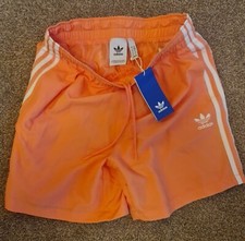 Adidas 3 Stripe Swim Shorts - Small