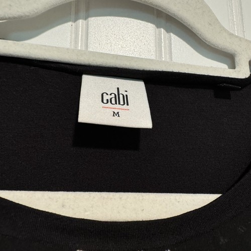 Cabi Cosmos Top Black Gray Dotted Size Medium - Imagen 3 de 5