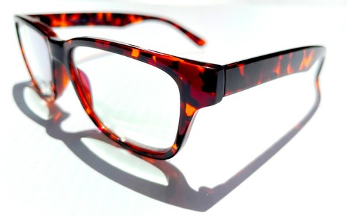 BLUE LIGHT Blocking Readers Computer Gaming Glasses Navy Tortoise Rectangle JAKE - Picture 4 of 10