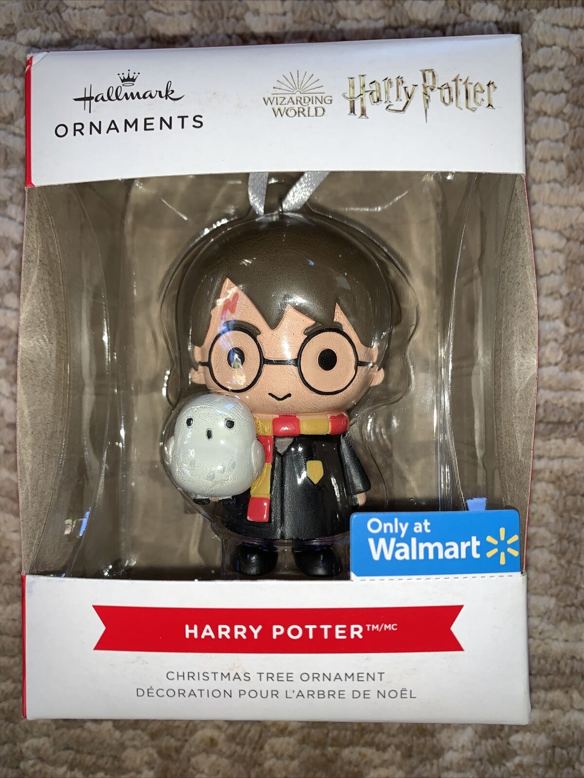 2021 Harry Potter Hallmark Red Box Ornament - Hooked on Hallmark Ornaments