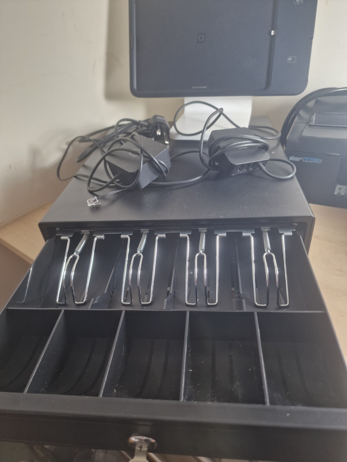 Epos POS Till System with Printer and Cash Drawer Square Stand Till