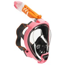 OCEAN REEF Aria QR Full Face Snorkeling Mask with Camera Holder, Pink OR01903