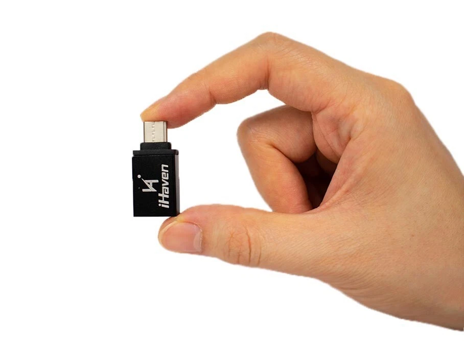 2 PACK USB to USB C Adapter Type C 3.1 Male OTG A Female Data Converter Adaptor - Image 2 of 4