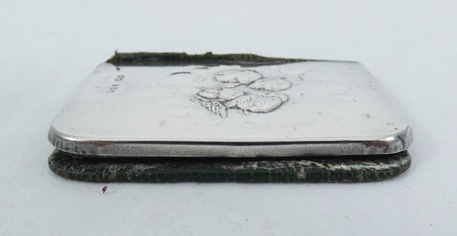 Antiguo Eduardiano 1904 Plata Esterlina Reynolds Ángeles Libro Bloc de Notas Estuche Cubierta - Imagen 2 de 8