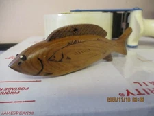 DICK DON TRUDELL ICE FISHING SPEARING DECOY CONTEMPORARY XMAS ORNAMENT 37