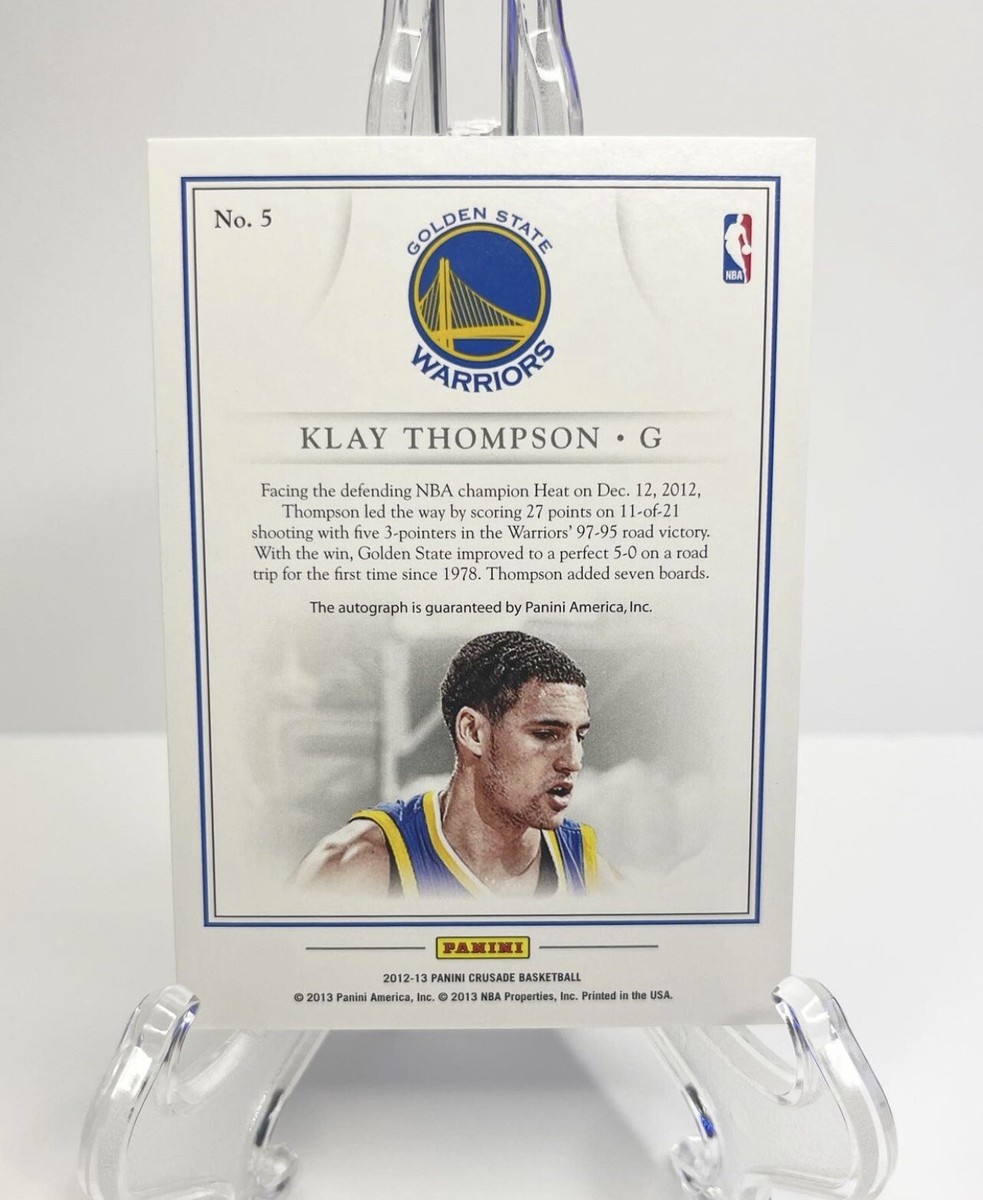 NBA 12/13 タイムレストレジャー RC クレイトンプソン ルーキーオート NBA 12/13 タイムレストレジャー RC クレイトンプソン ルーキー