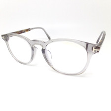 Tom Ford TF 5891 020 Crystal Smoke Havana 51 Blue Block New Authentic Frames
