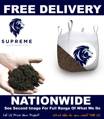 T.O.P. Premium Quality Topsoil for Gardening and Landscaping - Bulk Bag (500L-600L)