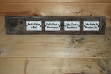 Konvolut Alte Emailschilder,30/40er Jahre Waschkessel,Closet,Retro,Türschild