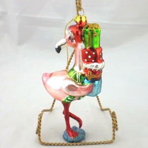 pink and green santa hat