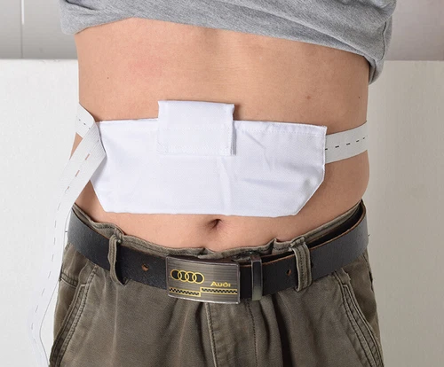 Breathable Grommet Peritoneal Dialysis Belt PD Catheter Holder Belt Adjustable - Picture 4 of 21