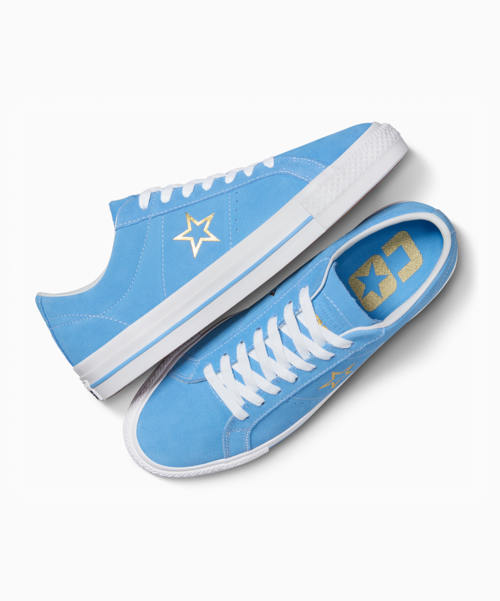 Converse One Star Pro Suede Sneakers Low Top Shoes Light Blue