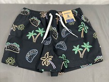 NWT Chubbies The Taco To The Palms 4  Classic Swim Trunk Small
